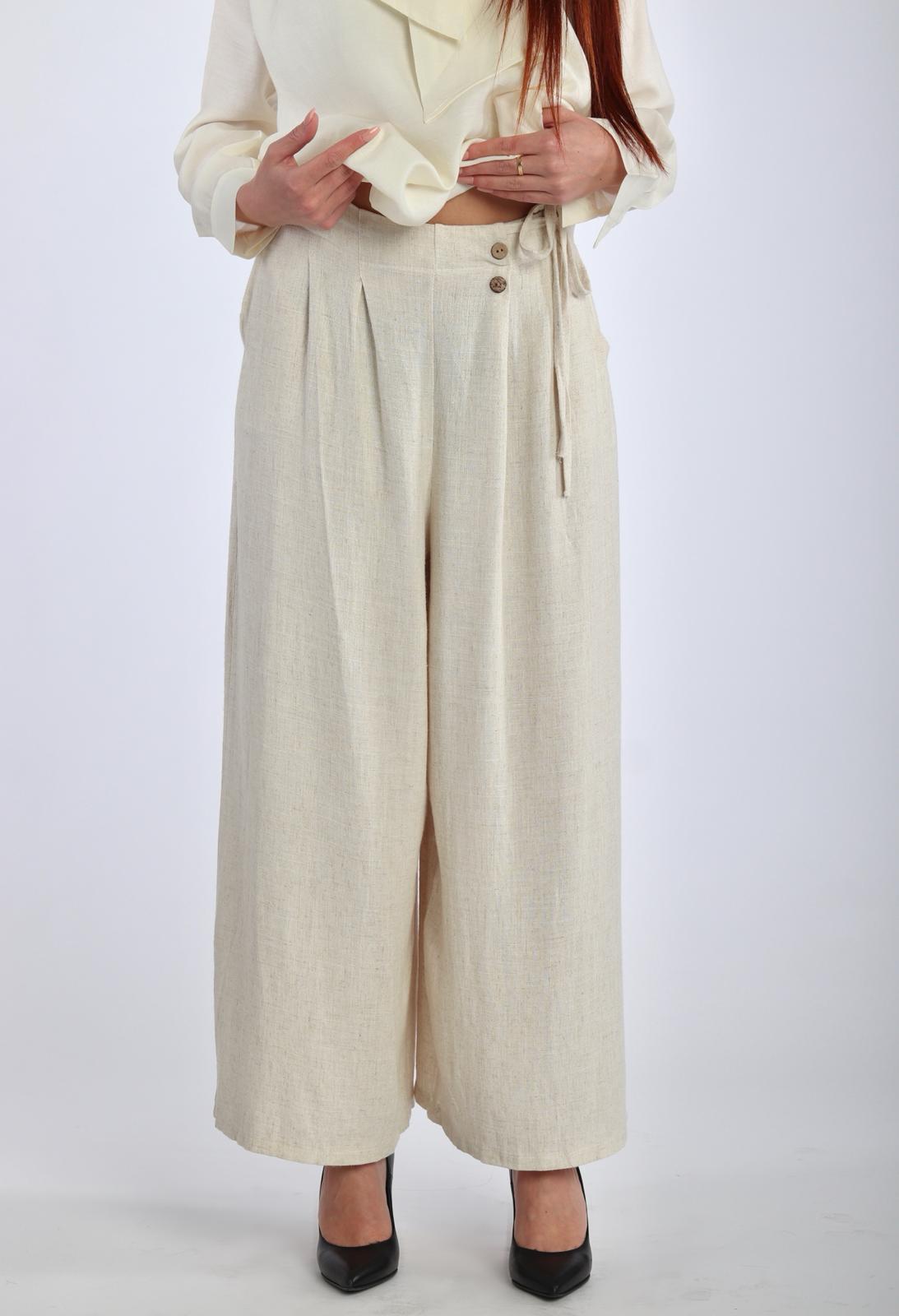 Pantalon Lin Naturel