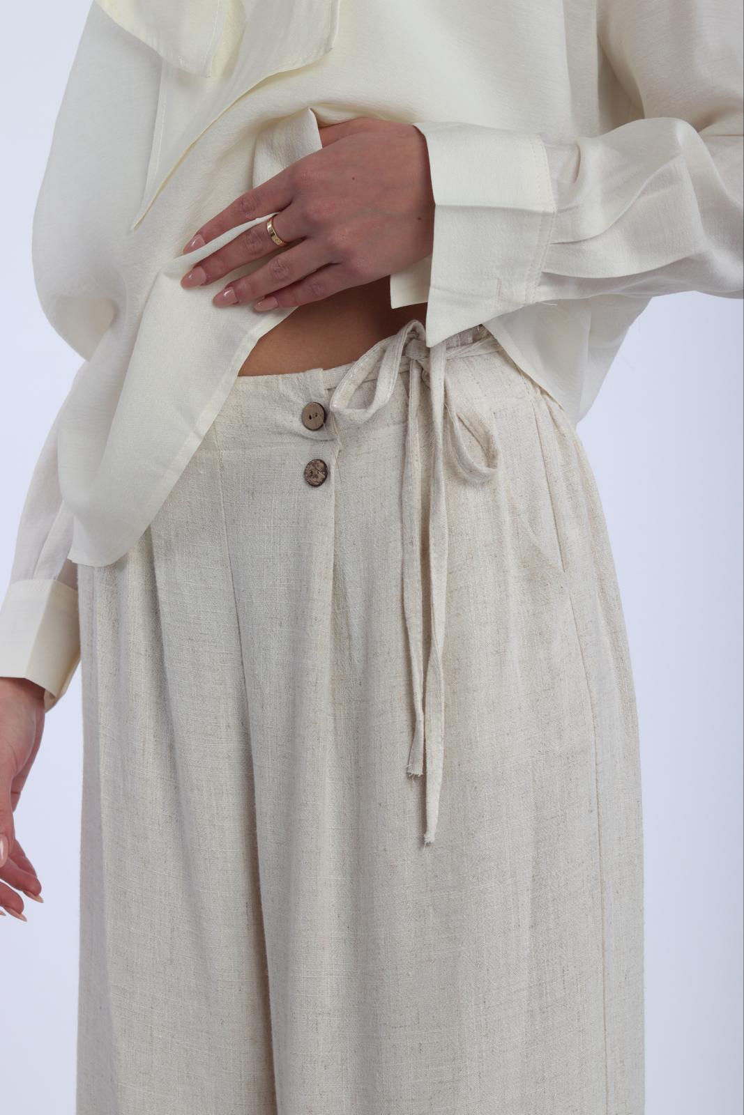 Pantalon Lin Naturel