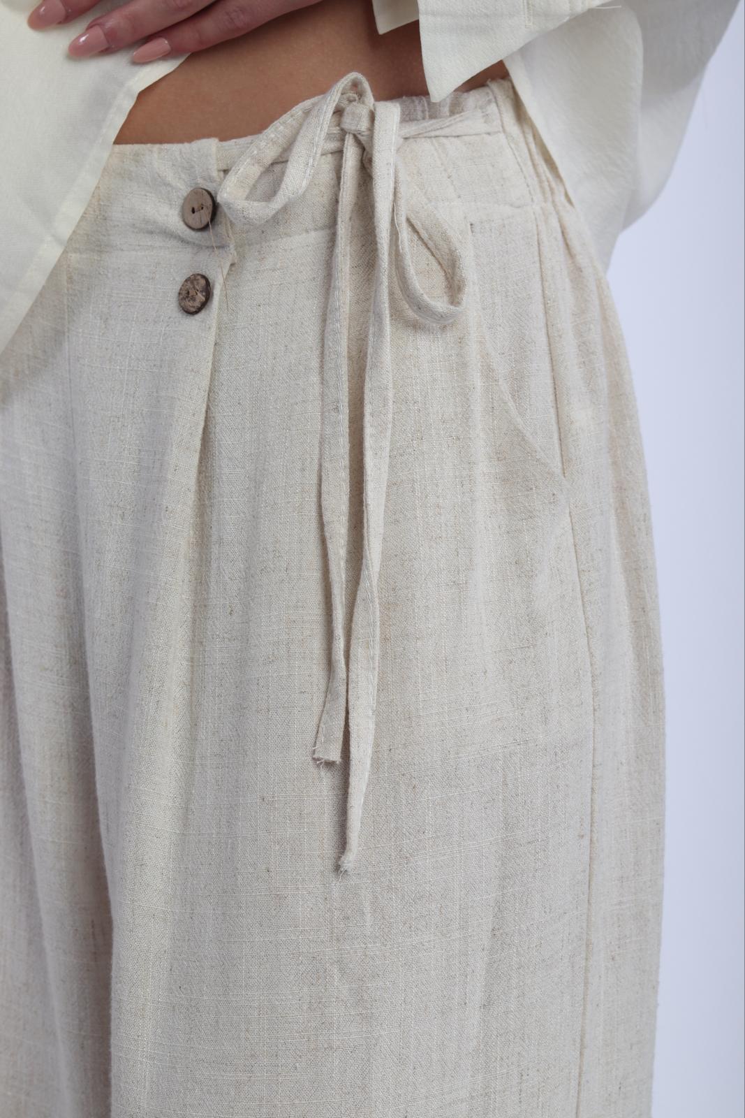 Pantalon Lin Naturel