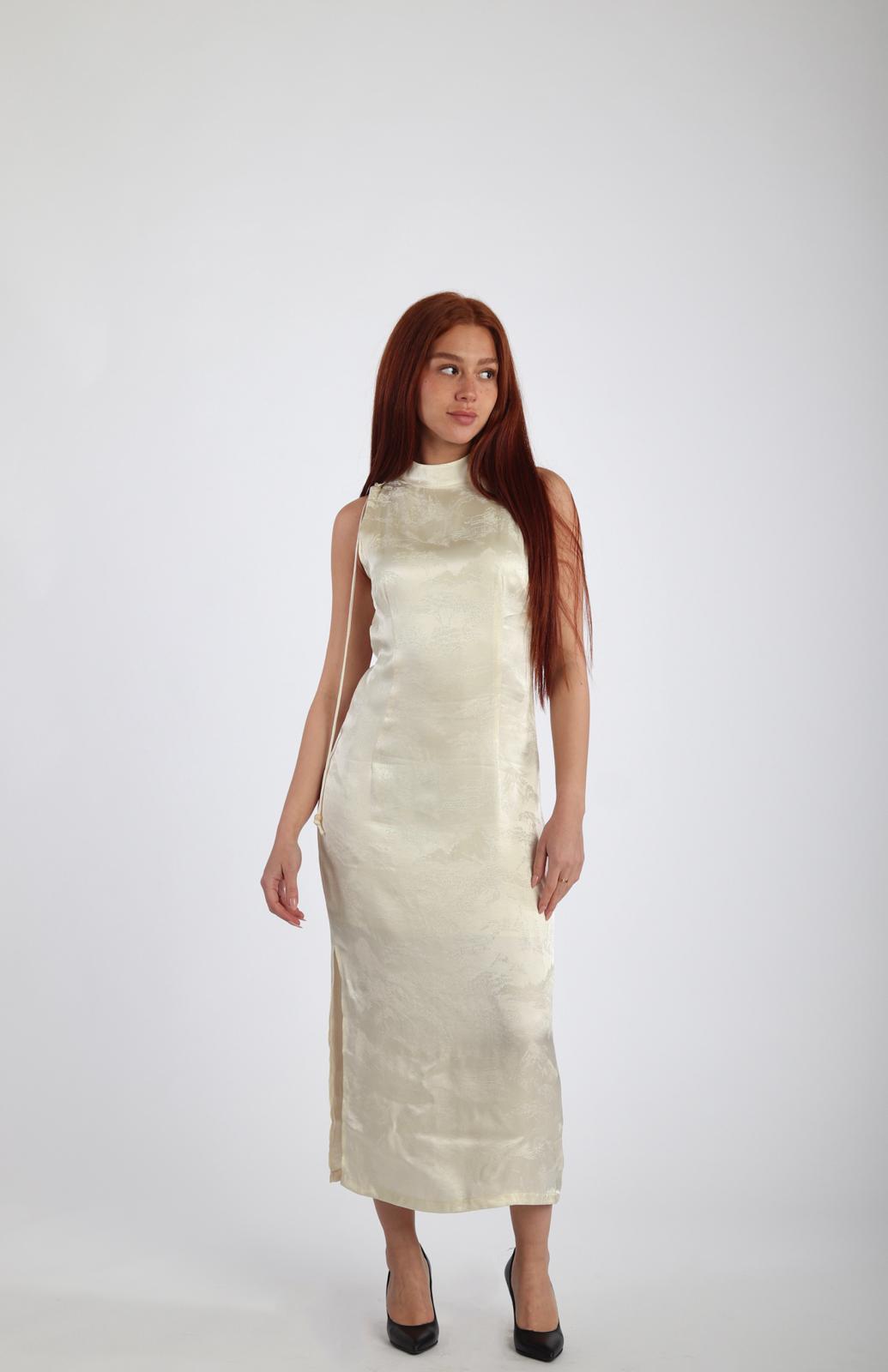 Robe japonaise blanche designer