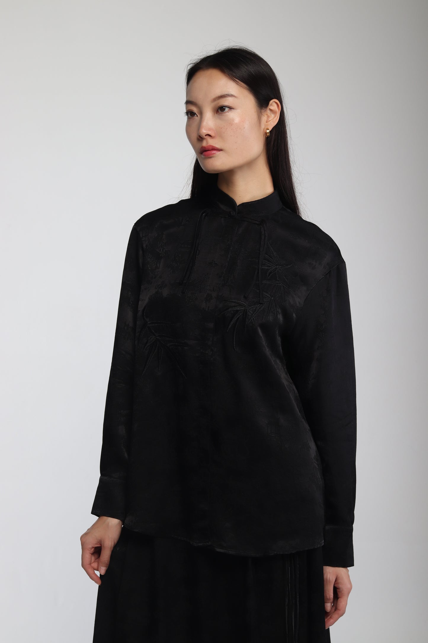 TSUBAKI BLOUSE BLACK