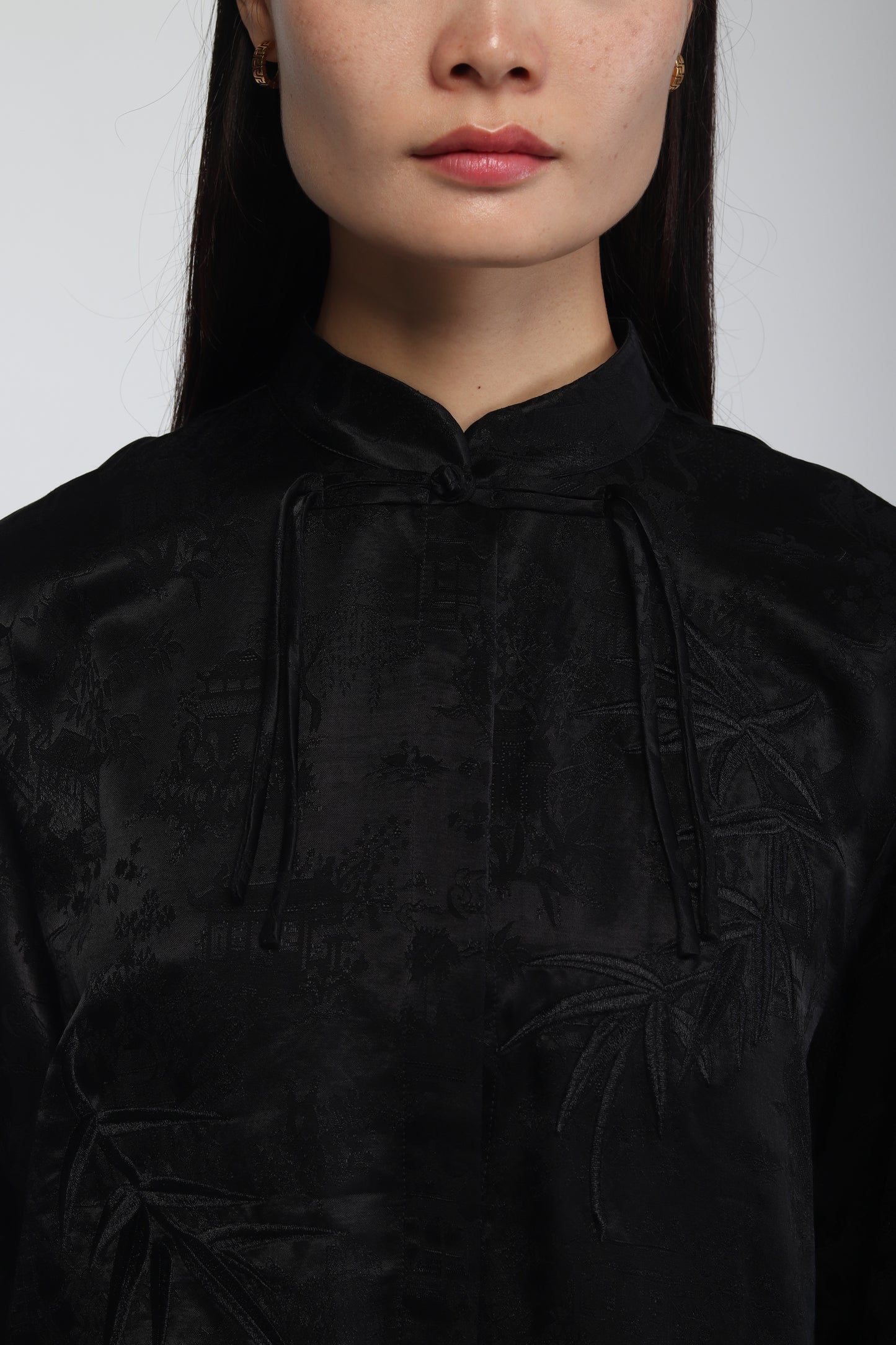 TSUBAKI BLOUSE BLACK