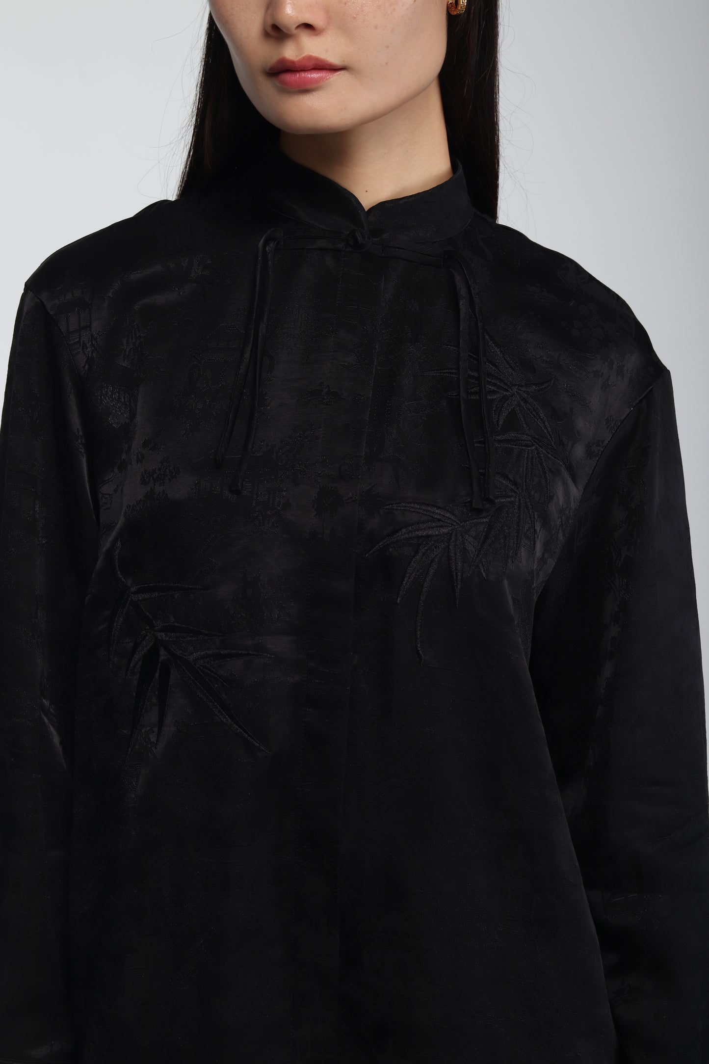 TSUBAKI BLOUSE BLACK
