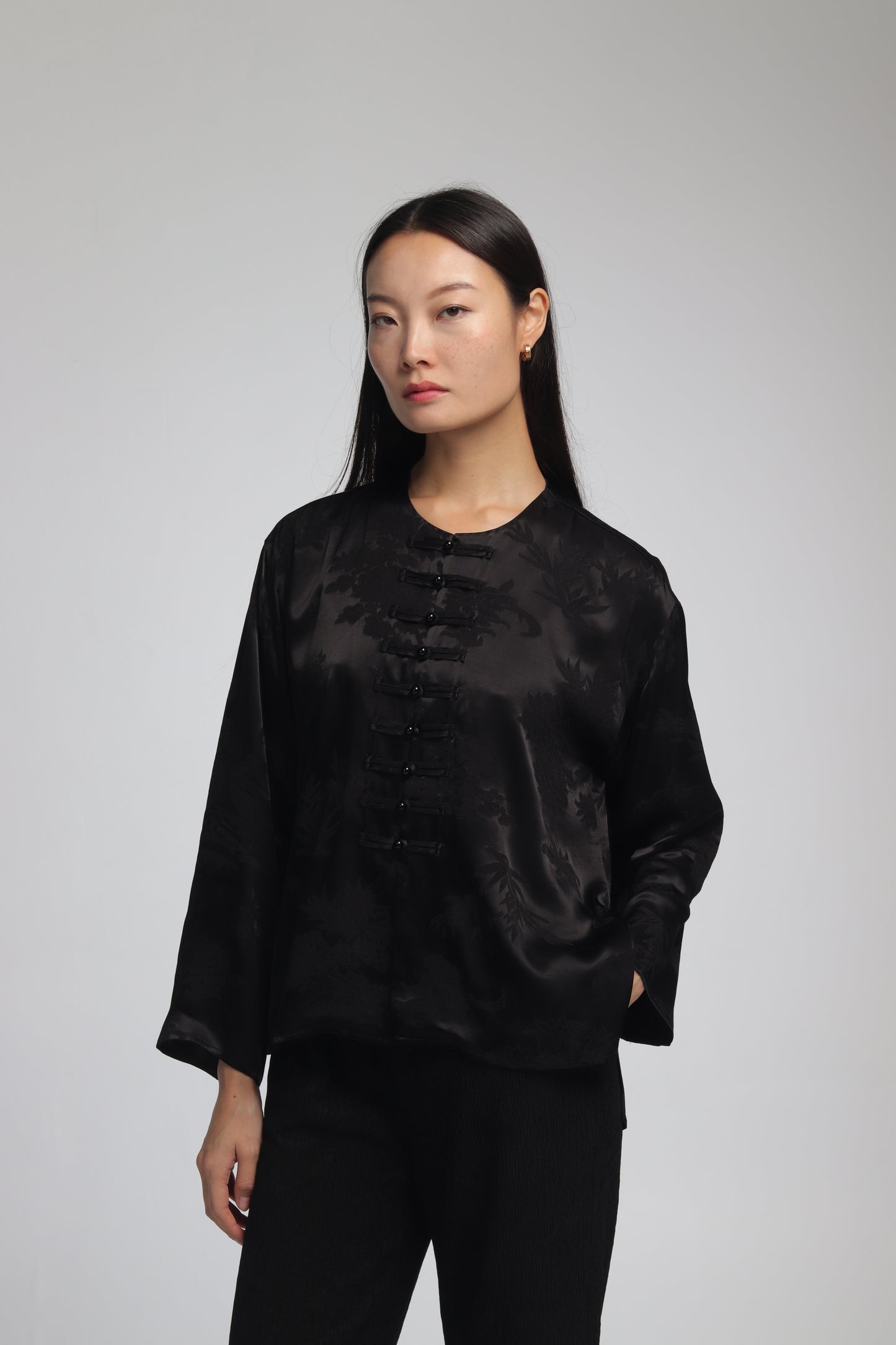SILK TOP - KURO