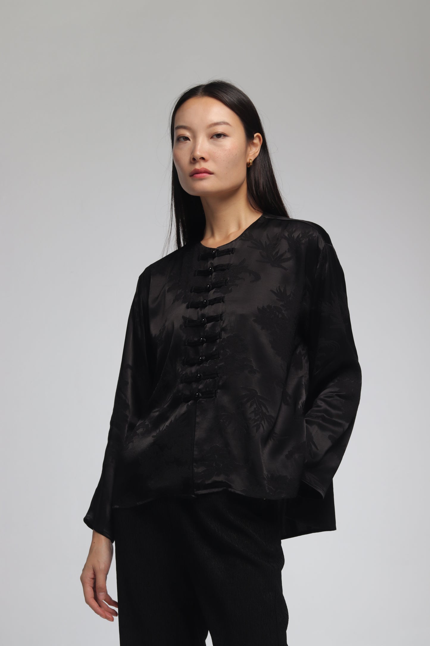 SILK TOP - KURO