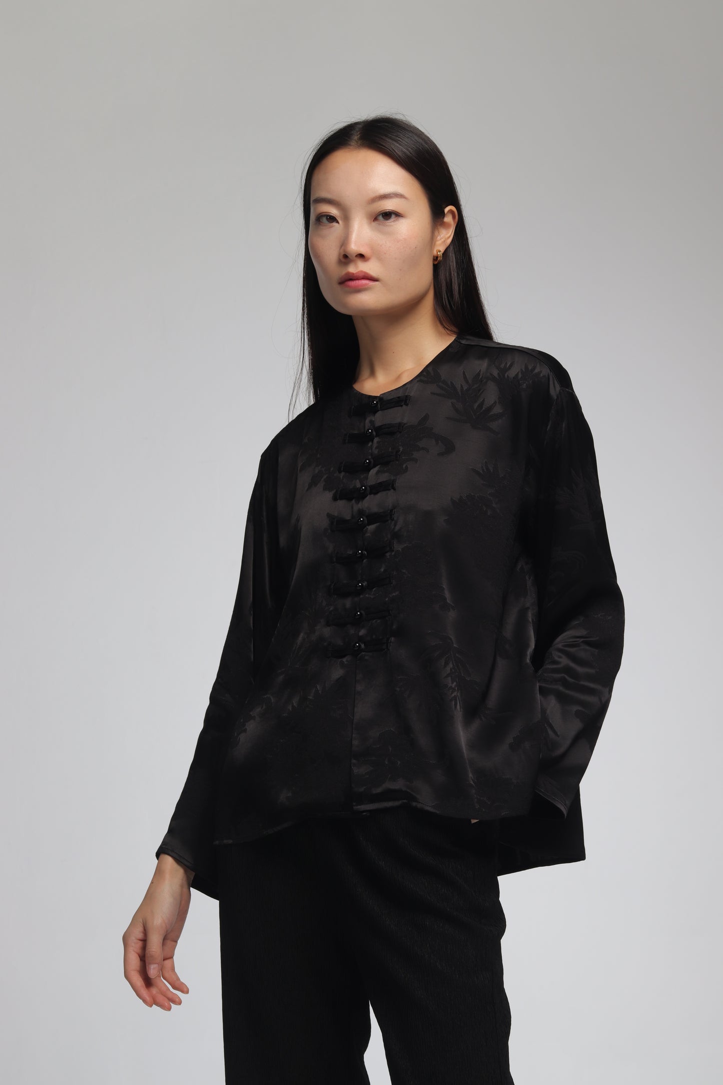 SILK TOP - KURO