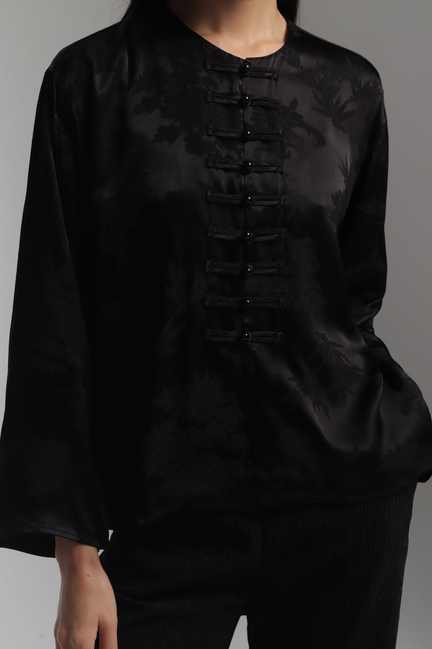 SILK TOP - KURO