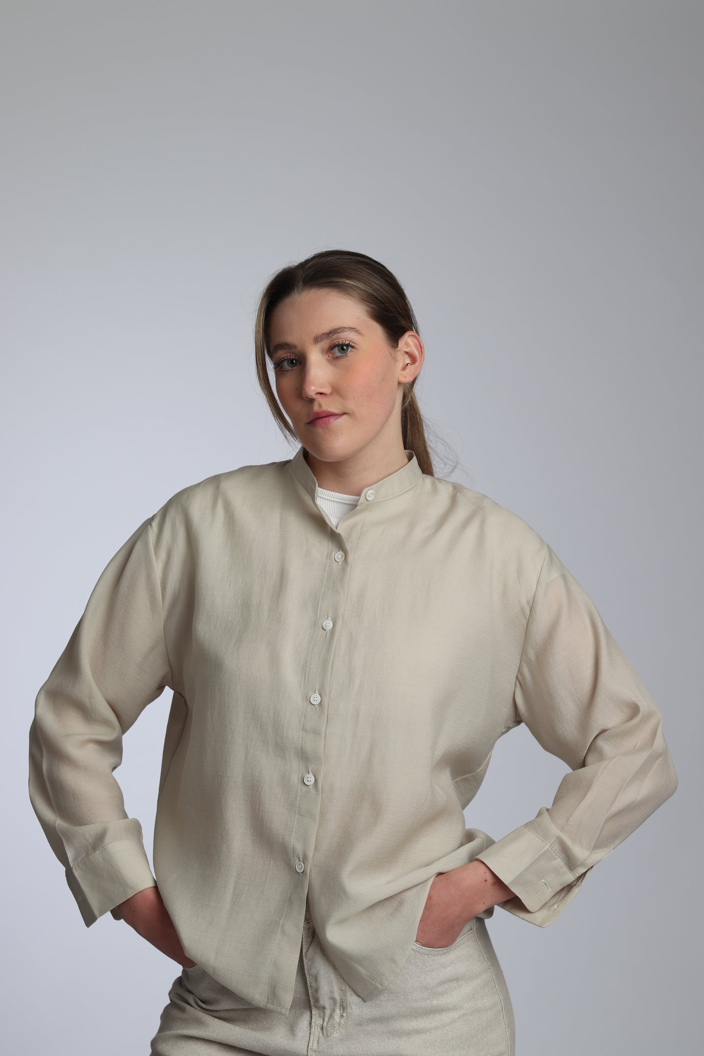 Chemise Élégance Légère Écru