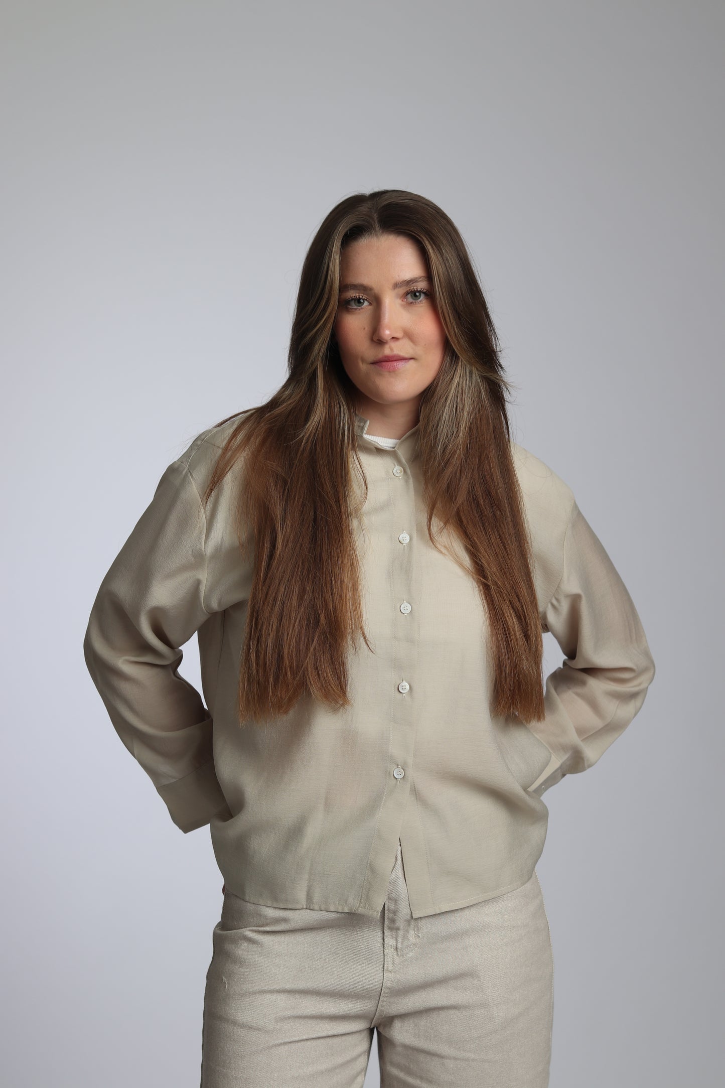 Chemise Élégance Légère Écru