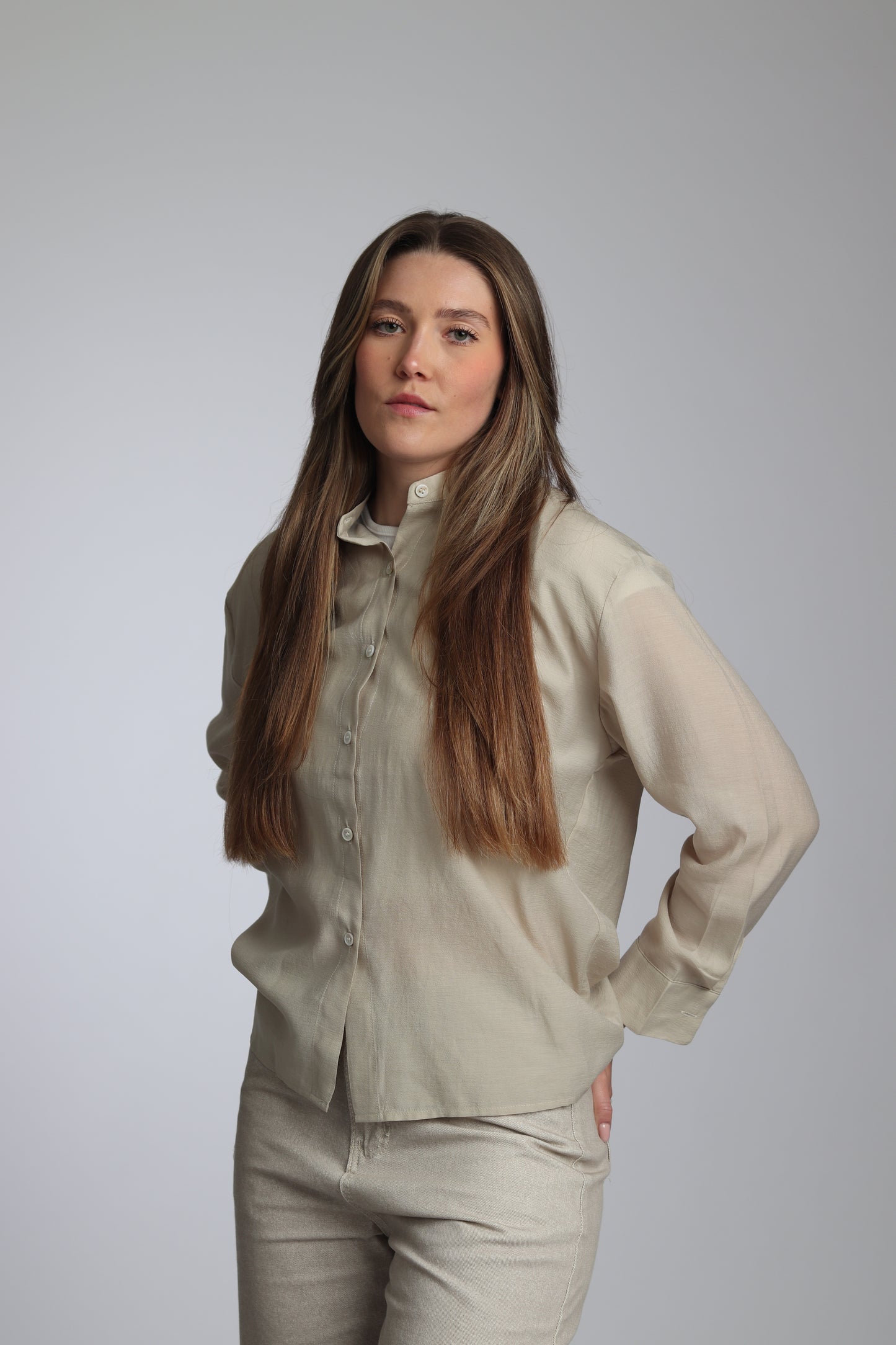 Chemise Élégance Légère Écru