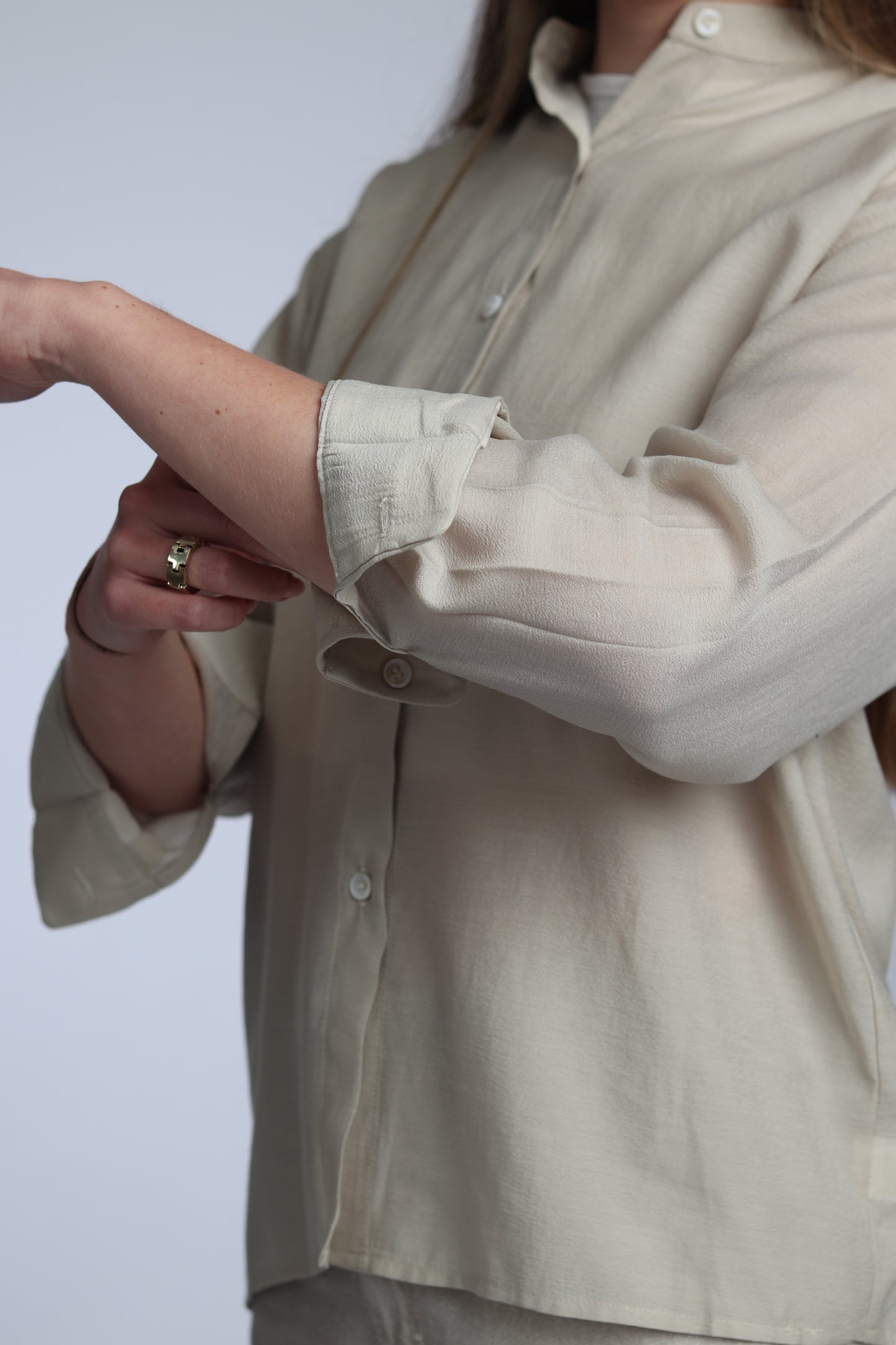 Chemise Élégance Légère Écru