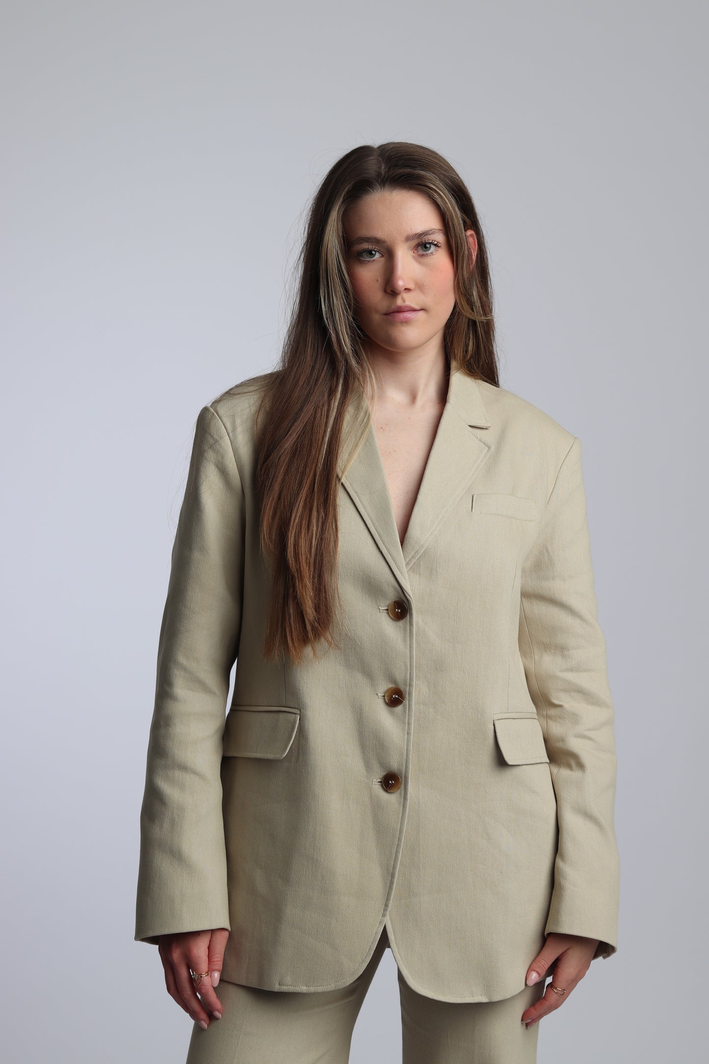 Ensemble / SET blazer & pantalon beige classique