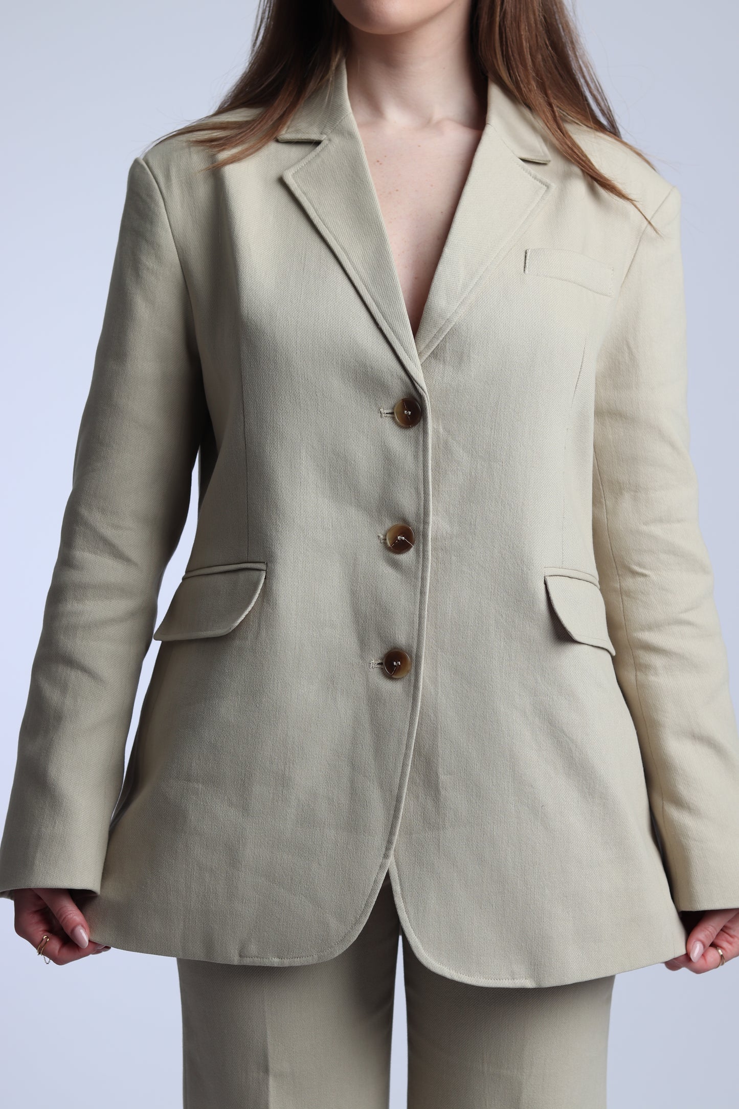 Ensemble / SET blazer & pantalon beige classique