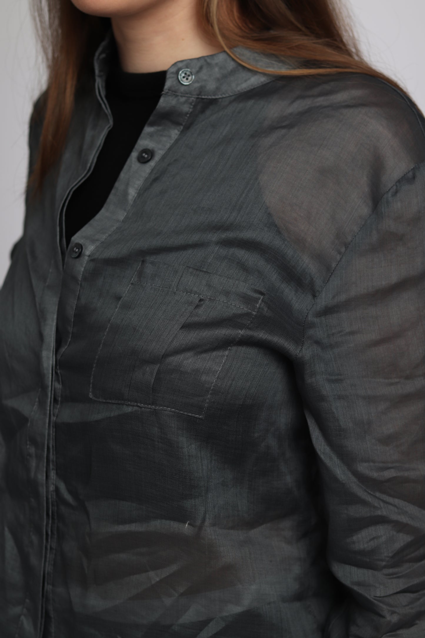 Chemise Urbaine Gris Anthracite