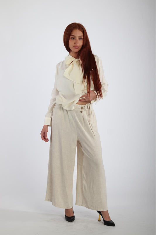 Pantalon Lin Naturel