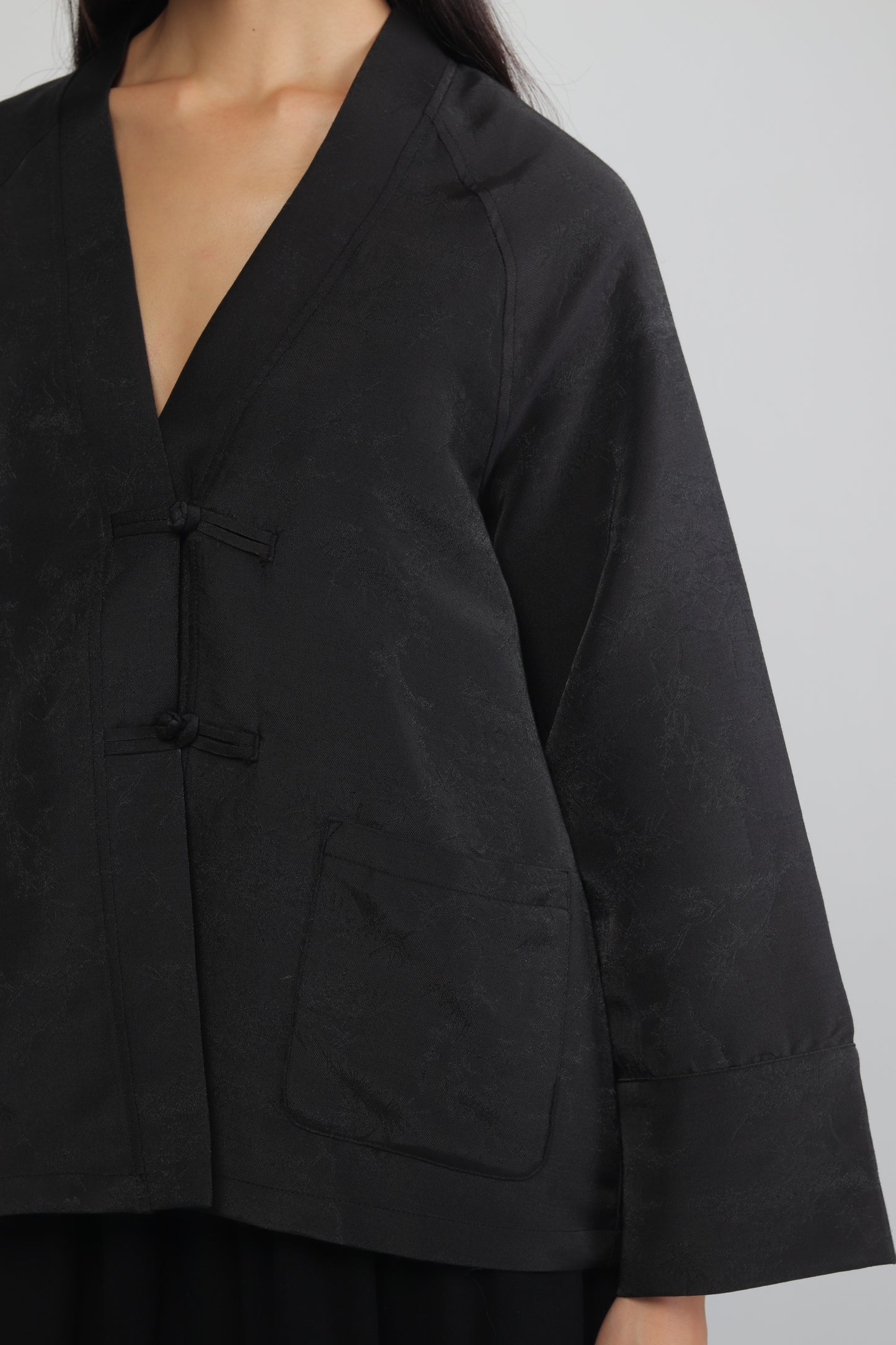 JAPANESE BLACK LINEN SET
