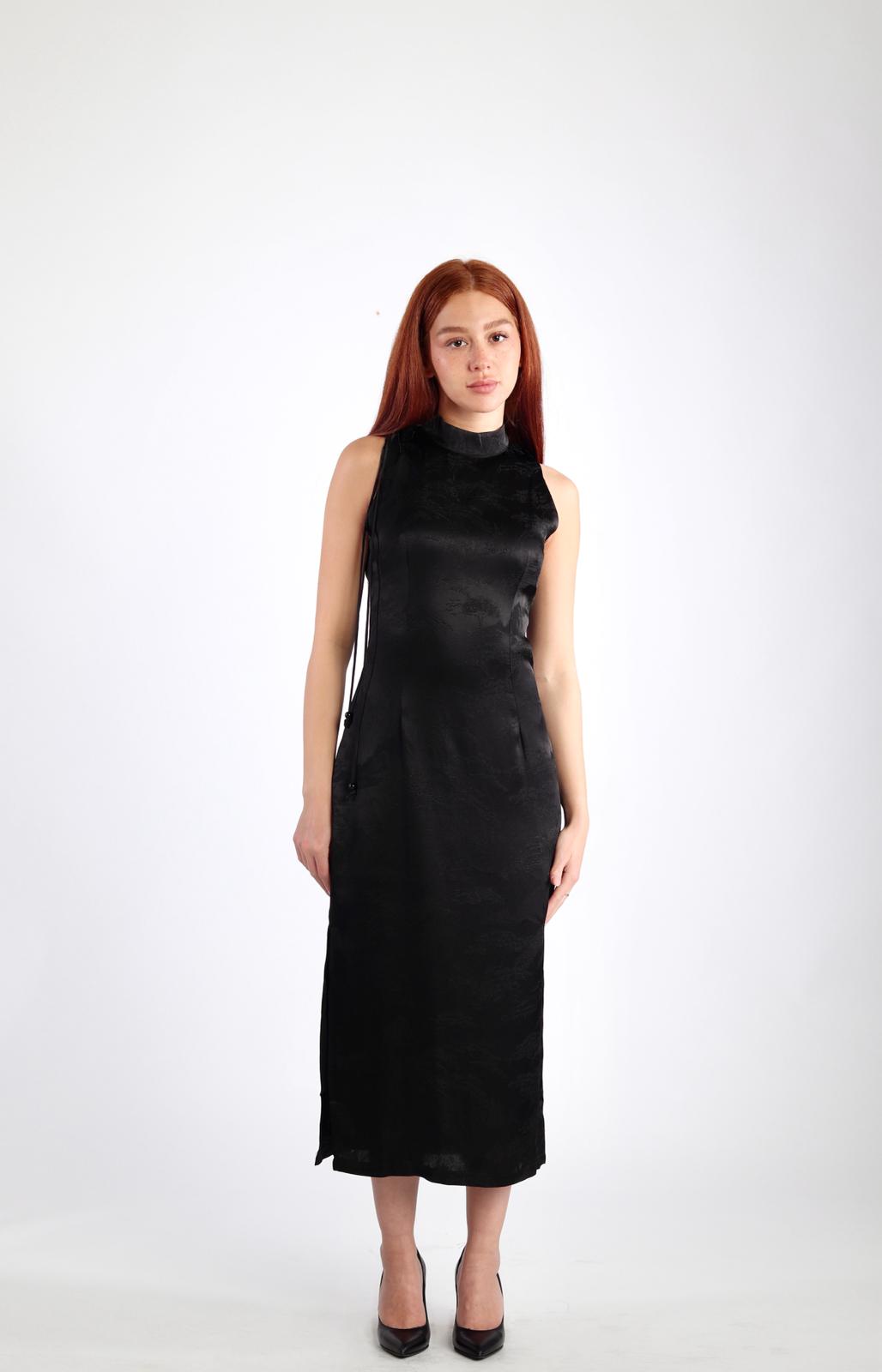 Robe japonaise noir designer