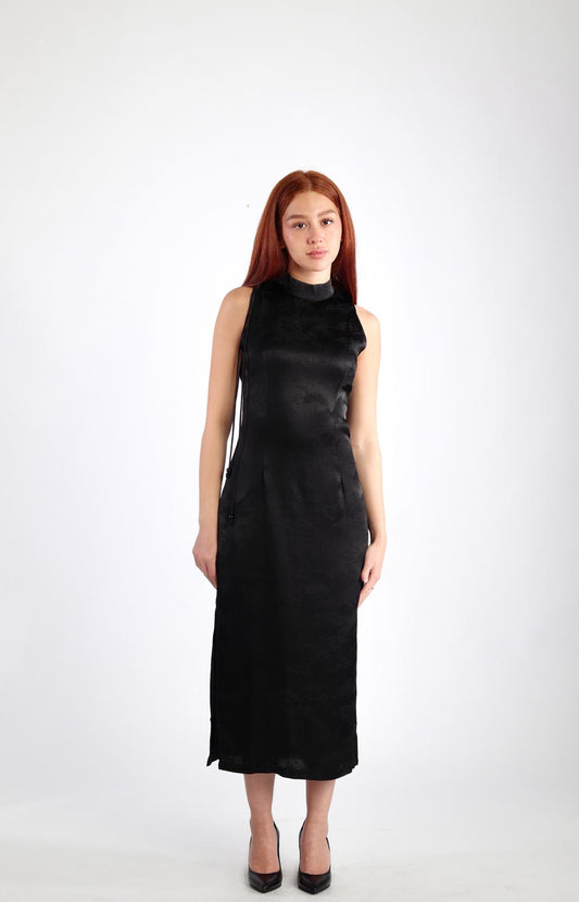 Robe japonaise noir designer