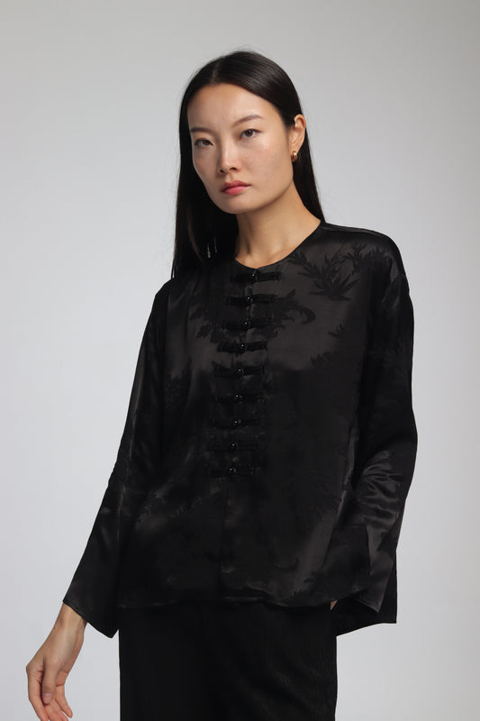 SILK TOP - KURO