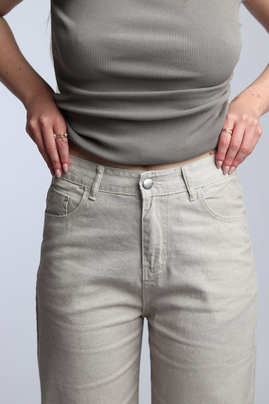 Pantalon Jeans Chino couleur Sable